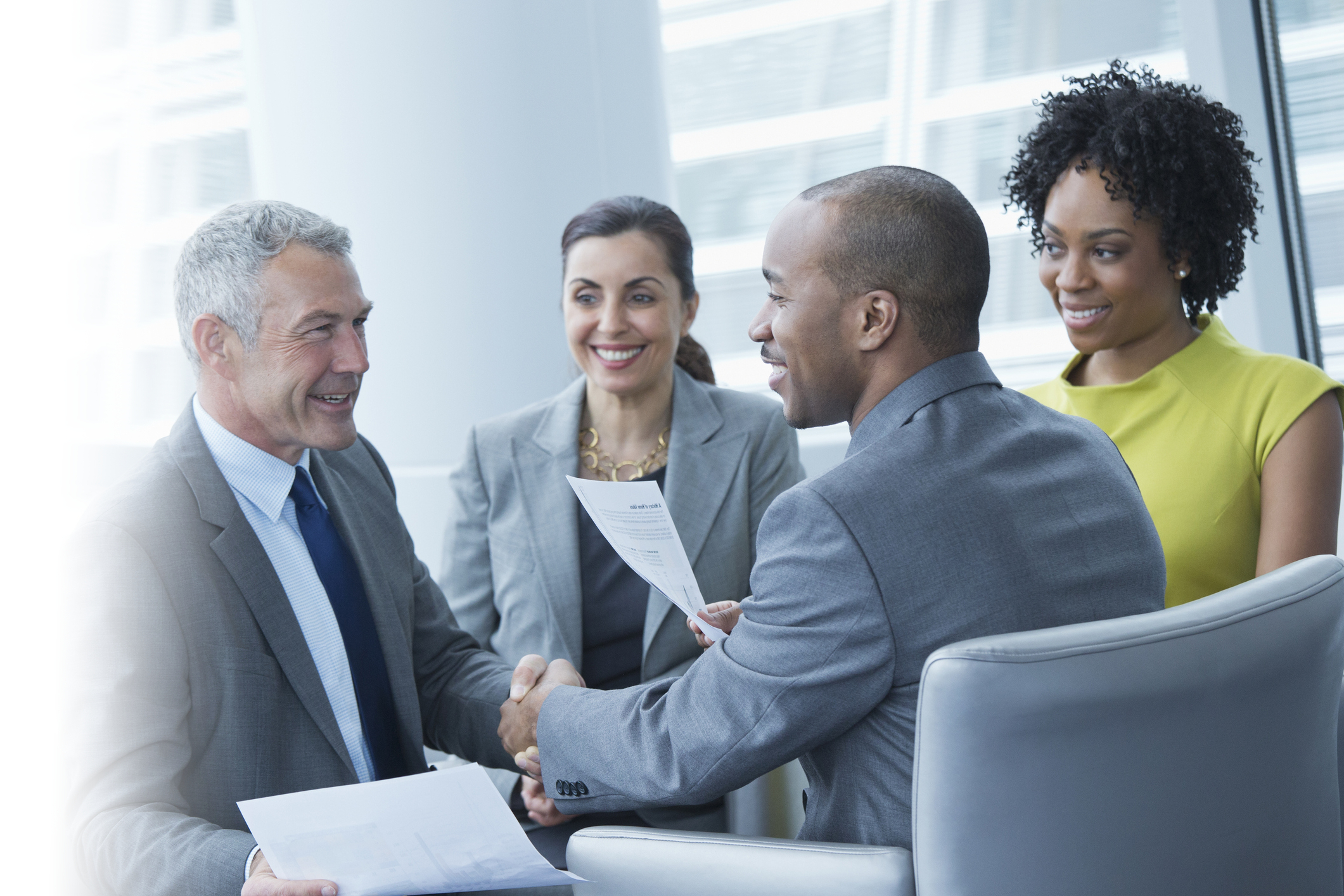 Group of office workers